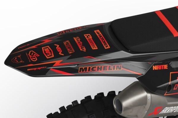 Kit déco motocross KTM - Rhyme - Orange 3