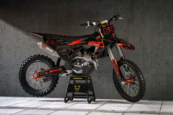 Kit déco motocross KTM - Rhyme - Orange Promo