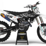 Kit déco motocross KTM - Ripcore - Blanc