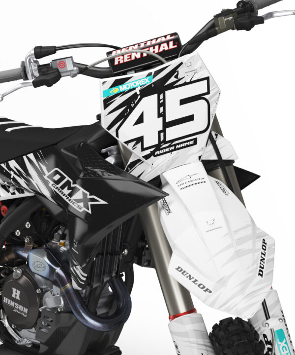 Kit déco motocross KTM - Ripcore - Blanc 2