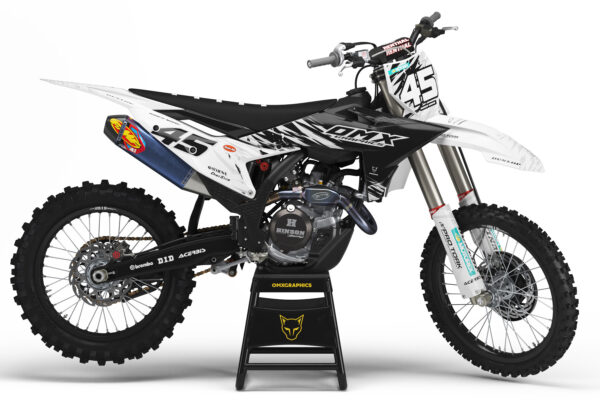 Kit déco motocross KTM - Ripcore - Blanc