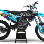 Kit déco motocross KTM - Ripcore - Bleu