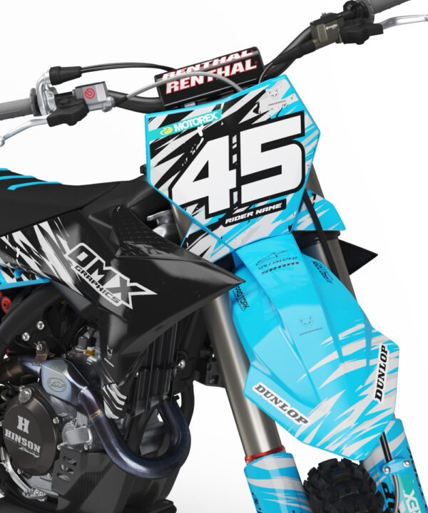 Kit déco motocross KTM - Ripcore - Bleu 2