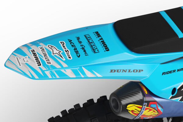 Kit déco motocross KTM - Ripcore - Bleu 3