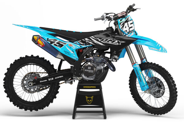 Kit déco motocross KTM - Ripcore - Bleu