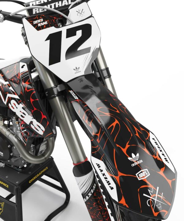 Kit déco motocross KTM - Rival - Orange 2
