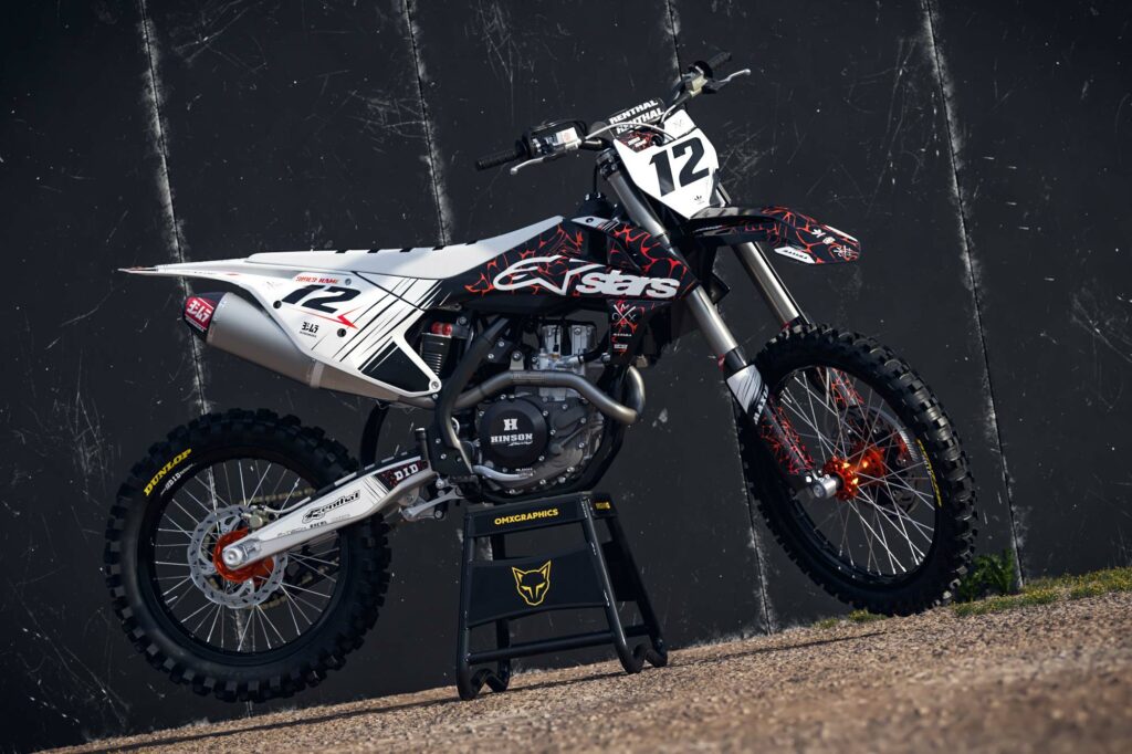 Kit déco motocross KTM - Rival - Orange Promo