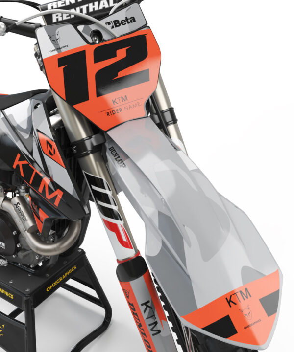 Kit déco motocross KTM - Shade - Orange 2