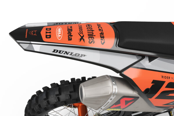 Kit déco motocross KTM - Shade - Orange 3