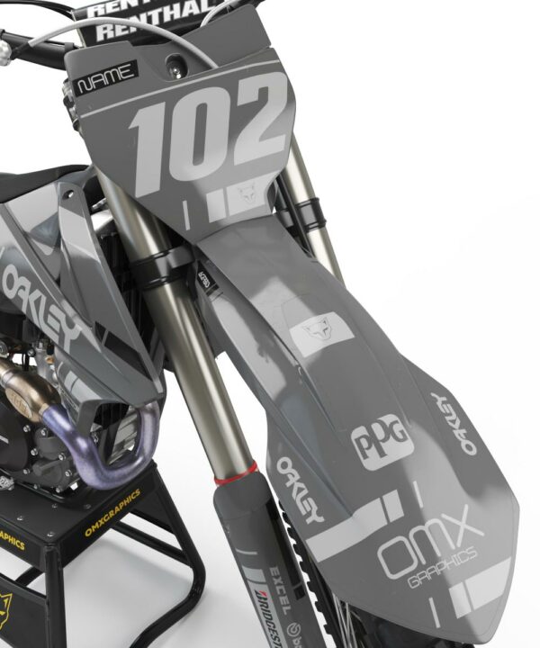 Kit déco motocross KTM - Split - Gris 2