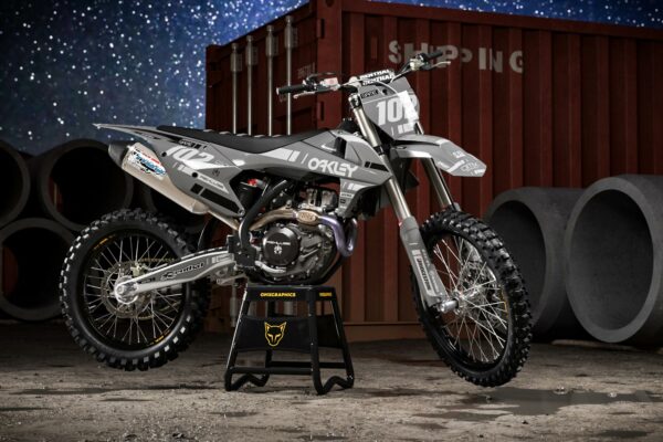 Kit déco motocross KTM - Split - Gris Promo