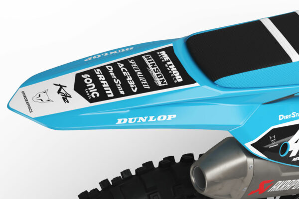 Kit déco motocross KTM - Stealth - Bleu 2