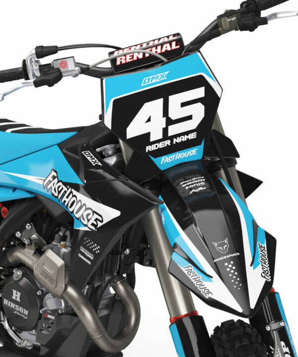 Kit déco motocross KTM - Stealth - Bleu 3