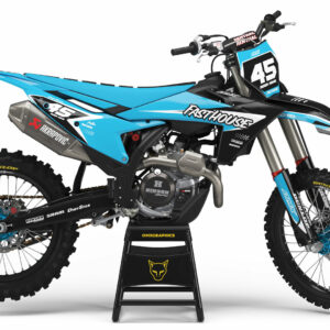Kit déco motocross KTM - Stealth - Bleu
