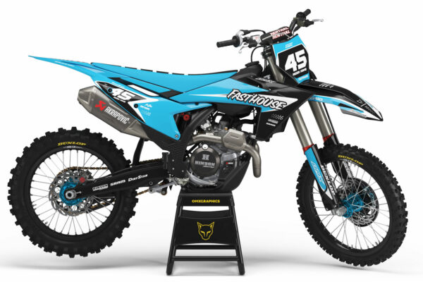 Kit déco motocross KTM - Stealth - Bleu