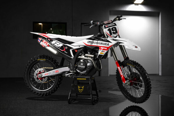 Kit déco motocross KTM - Supercross - Blanc Promo