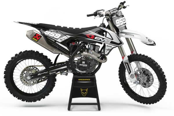 Kit déco motocross KTM - Syndicate - Blanc