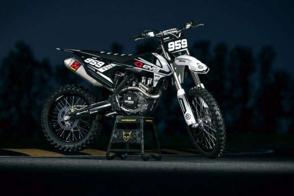 Kit déco motocross KTM - Syndicate - Blanc Promo