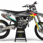 Kit déco motocross KTM - Team - Gris