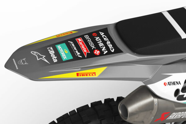 Kit déco motocross KTM - Team - Gris 3