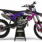 Kit déco motocross KTM - Throttle - Violet