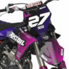 Kit déco motocross KTM - Throttle - Violet 2
