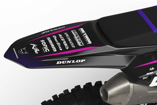 Kit déco motocross KTM - Throttle - Violet 3