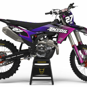 Kit déco motocross KTM - Throttle - Violet