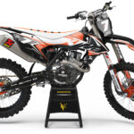 Kit déco motocross KTM - Thunder - Orange