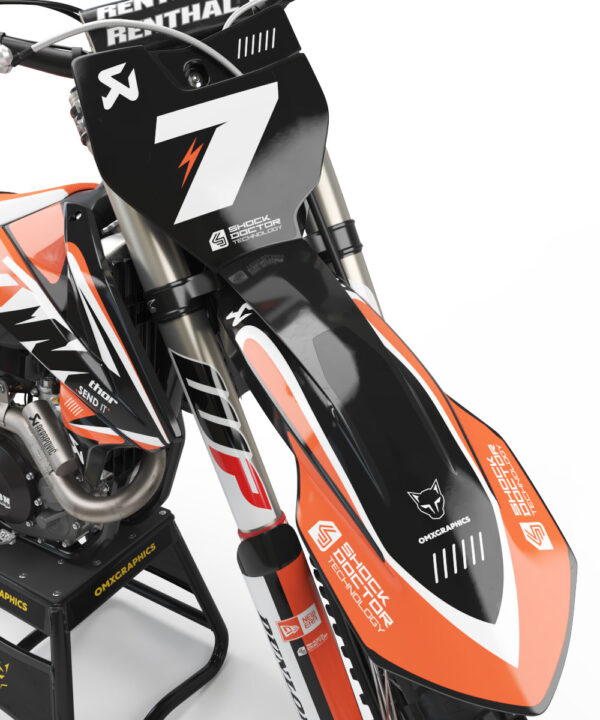 Kit déco motocross KTM - Thunder - Orange 2