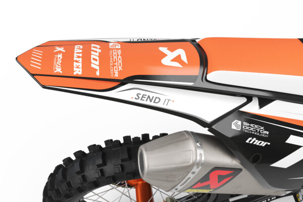 Kit déco motocross KTM - Thunder - Orange 3