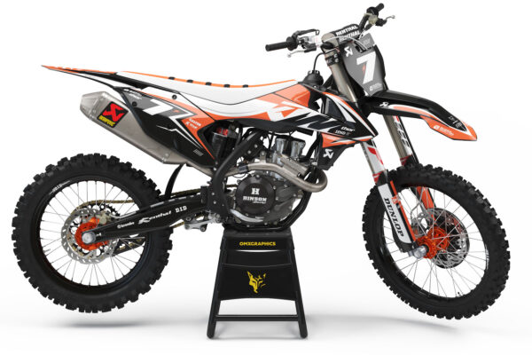 Kit déco motocross KTM - Thunder - Orange