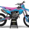 Kit déco motocross KTM - Toon - Rose Bleu
