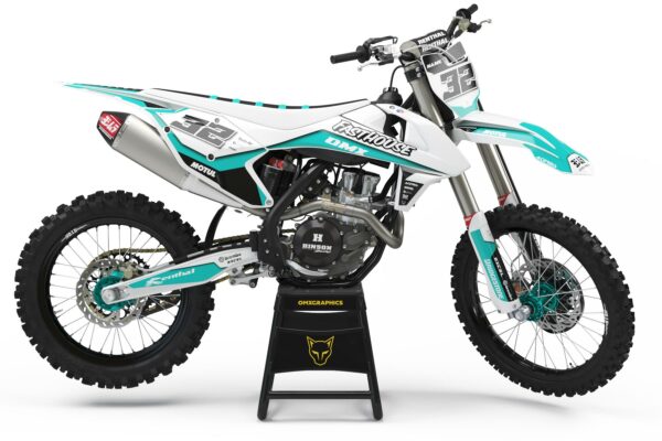 Kit déco motocross KTM - Trace - Bleu