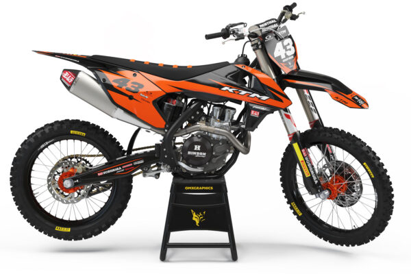 Kit déco motocross KTM - Vandal - Orange
