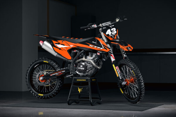 Kit déco motocross KTM - Vandal - Orange Promo