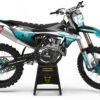 Kit déco motocross KTM - Vendetta - Bleu