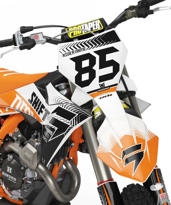 Kit déco motocross KTM - Voltage - Orange 2
