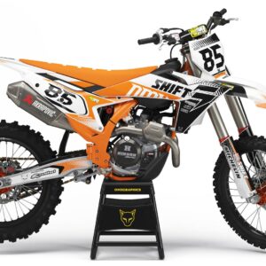 Kit déco motocross KTM - Voltage - Orange
