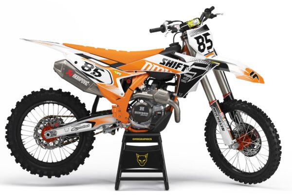 Kit déco motocross KTM - Voltage - Orange