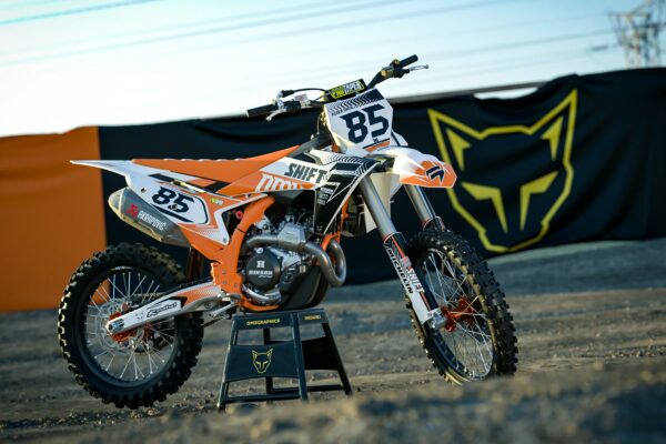Kit déco motocross KTM - Voltage - Orange Promo
