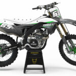 Kit déco motocross Kawasaki - Amaze - Gris
