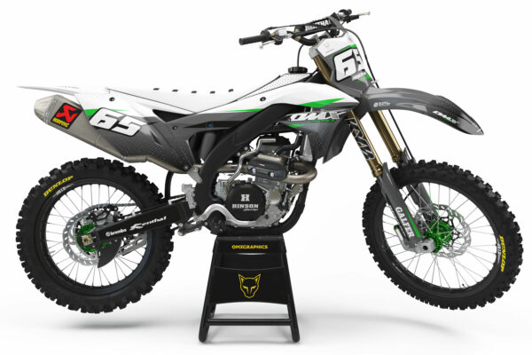 Kit déco motocross Kawasaki - Amaze - Gris