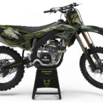 Kit déco motocross Kawasaki - Army - Camo
