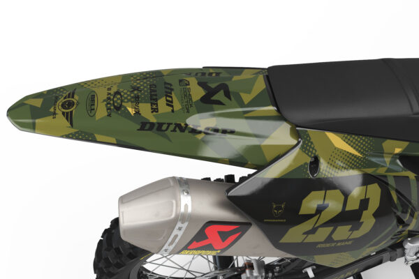 Kit déco motocross Kawasaki - Army - Camo 3