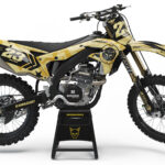 Kit déco motocross Kawasaki - Army - Sand