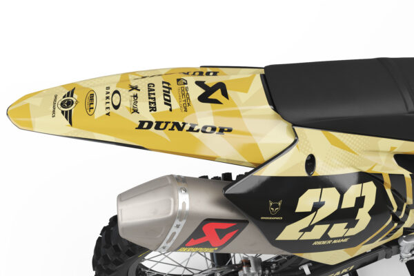 Kit déco motocross Kawasaki - Army - Sand 3