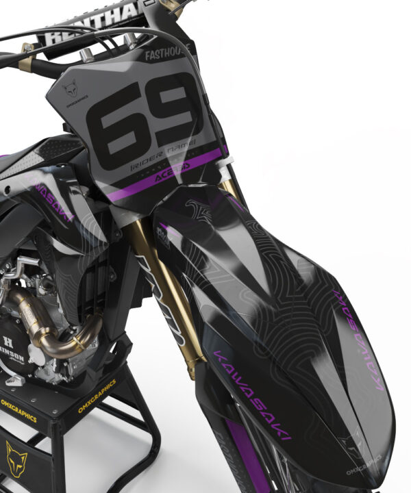 Kit déco motocross Kawasaki - Avenger 2