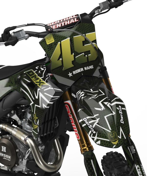 Kit déco motocross Kawasaki - Battalion 2
