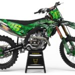 Kit déco motocross Kawasaki - Battalion - Vert